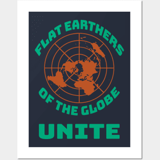 Flat Earthers of the Globe Posters and Art
